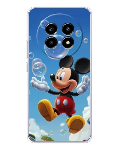 Чехол для Realme 13 Pro Plus с картинкой «Mickey и мыльные пузыри» Чехол для Realme 13 Pro Plus с картинкой «Mickey и мыльные пузыри»