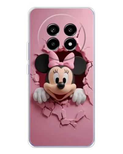 Чехол для Realme 13 Pro Plus с картинкой «Минни сквозь стену» Чехол для Realme 13 Pro Plus с картинкой «Минни сквозь стену»
