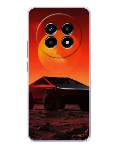Чехол для Realme 13 Pro Plus с картинкой «Cybertruck на Марсе» Чехол для Realme 13 Pro Plus с картинкой «Cybertruck на Марсе»