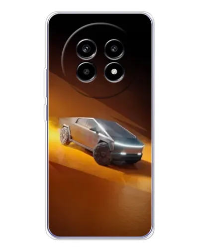 Чехол для Realme 13 Pro Plus с картинкой «Cybertruck в пустыне» Чехол для Realme 13 Pro Plus с картинкой «Cybertruck в пустыне»