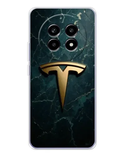 Чехол для Realme 13 Pro Plus с картинкой «Мраморная Tesla Gold» Чехол для Realme 13 Pro Plus с картинкой «Мраморная Tesla Gold»
