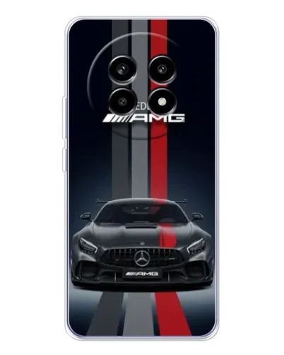 Чехол для Realme 13 Pro Plus с картинкой «Mercedes — белый карбон» Чехол для Realme 13 Pro Plus с картинкой «Mercedes — белый карбон»