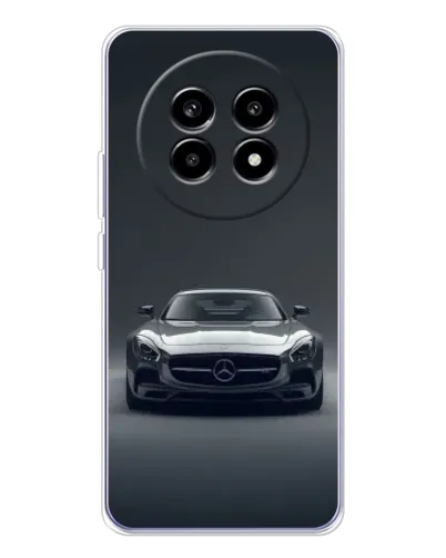 Чехол для Realme 13 Pro Plus с картинкой «Mercedes на черном» Чехол для Realme 13 Pro Plus с картинкой «Mercedes на черном»