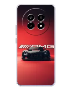Чехол для Realme 13 Pro Plus с картинкой «Mercedes AMG — красная линия»
