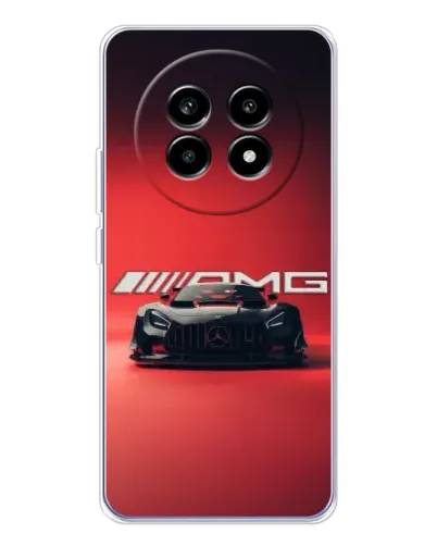 Чехол для Realme 13 Pro Plus с картинкой «Mercedes AMG — красная линия» Чехол для Realme 13 Pro Plus с картинкой «Mercedes AMG — красная линия»