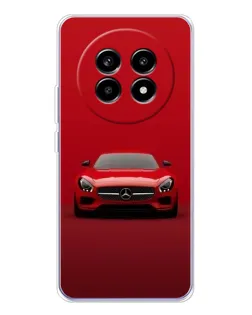 Чехол для Realme 13 Pro Plus с картинкой «Красный Mercedes AMG»