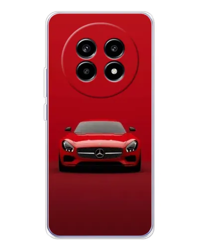 Чехол для Realme 13 Pro Plus с картинкой «Красный Mercedes AMG» Чехол для Realme 13 Pro Plus с картинкой «Красный Mercedes AMG»