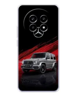 Чехол для Realme 13 Pro Plus с картинкой «Mercedes G-Class красный»