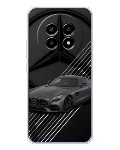 Чехол для Realme 13 Pro Plus с картинкой «Mercedes AMG — графика» Чехол для Realme 13 Pro Plus с картинкой «Mercedes AMG — графика»