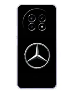 Чехол для Realme 13 Pro Plus с картинкой «Mercedes классический лого»