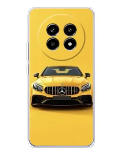 Чехол для Realme 13 Pro Plus с картинкой «Желтый Mercedes GT»