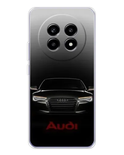 Чехол для Realme 13 Pro Plus с картинкой «Audi — градиентный контур»
