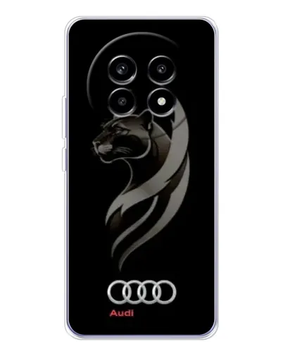 Чехол для Realme 13 Pro Plus с картинкой «Графика — пантера и Audi»