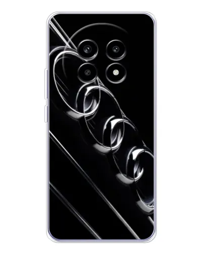 Чехол для Realme 13 Pro Plus с картинкой «Audi — абстрактные кольца»