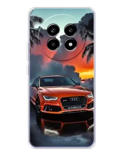 Чехол для Realme 13 Pro Plus с картинкой «Audi — закат»
