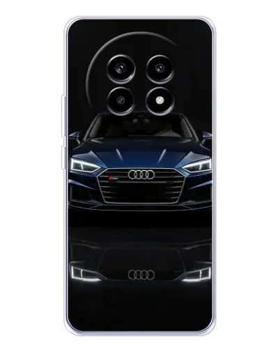 Чехол для Realme 13 Pro Plus с картинкой «Audi — ночное отражение»