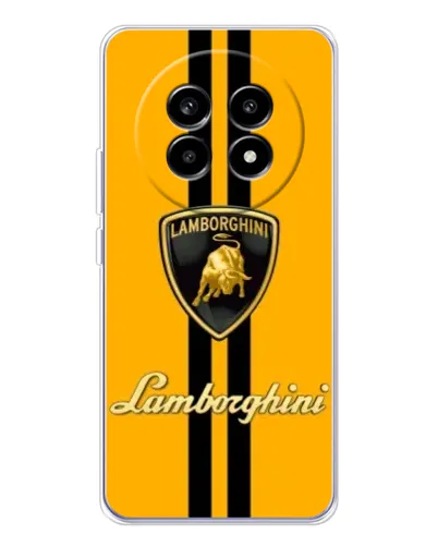 Чехол для Realme 13 Pro Plus с картинкой «Lamborghini Stripe желтый» Чехол для Realme 13 Pro Plus с картинкой «Lamborghini Stripe желтый»