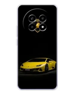 Чехол для Realme 13 Pro Plus с картинкой «Lamborghini желтый акцент»