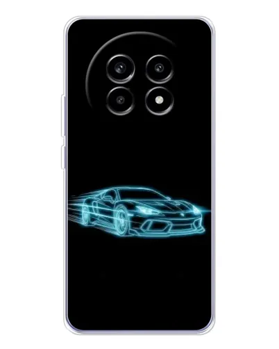 Чехол для Realme 13 Pro Plus с картинкой «Неоновый контур Lamborghini» Чехол для Realme 13 Pro Plus с картинкой «Неоновый контур Lamborghini»