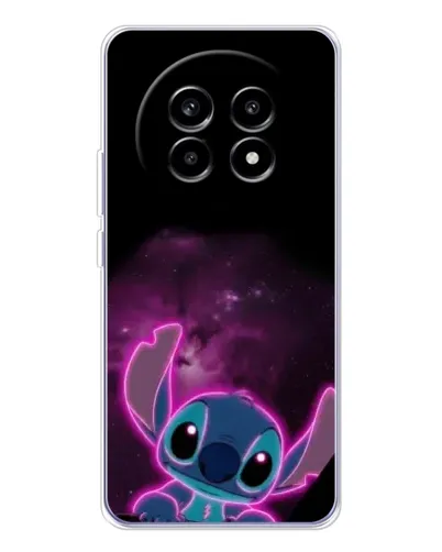 Чехол для Realme 13 Pro Plus с картинкой «Неоновый Stitch»