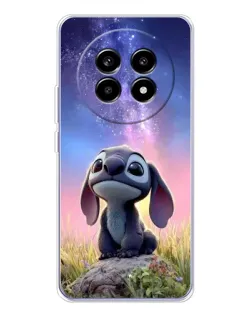 Чехол для Realme 13 Pro Plus с картинкой «Стич на рассвете»
