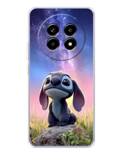 Чехол для Realme 13 Pro Plus с картинкой «Стич на рассвете»