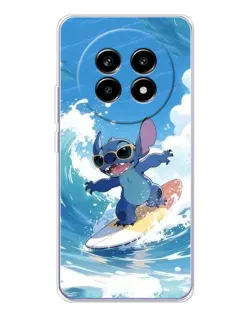 Чехол для Realme 13 Pro Plus с картинкой «Стич на волне»