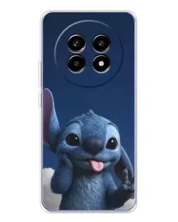 Чехол для Realme 13 Pro Plus с картинкой «Стич в облаках»