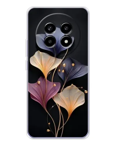 Чехол для Realme 13 Pro Plus с картинкой «Лиловые цветы грации»