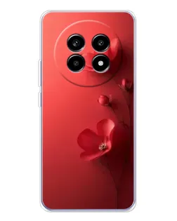 Чехол для Realme 13 Pro Plus с картинкой «Маковые соцветия»