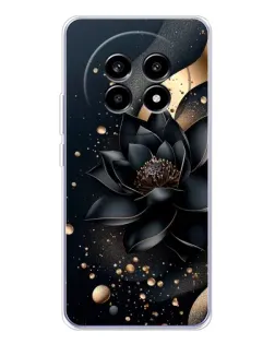 Чехол для Realme 13 Pro Plus с картинкой «Черный лотос»