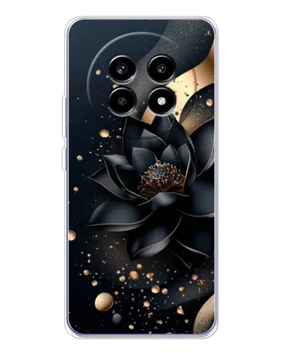 Чехол для Realme 13 Pro Plus с картинкой «Черный лотос»