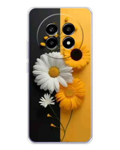 Чехол для Realme 13 Pro Plus с картинкой «Подсолнух и ромашка»