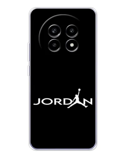 Чехол для Realme 13 Pro с картинкой «Jordan White Logo»