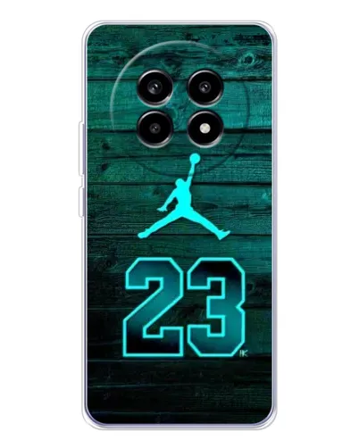 Чехол для Realme 13 Pro с картинкой «Jordan Cyan 23»