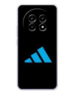 Чехол для Realme 13 Pro с картинкой «Adidas Cyan Logo»