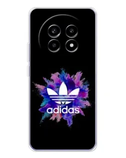 Чехол для Realme 13 Pro с картинкой «Взрыв красок Adidas»