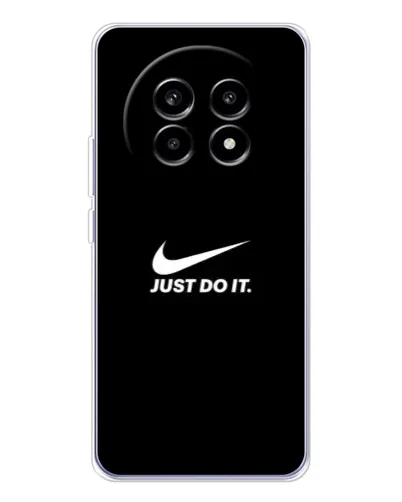 Чехол для Realme 13 Pro с картинкой «Минимализм от Nike»