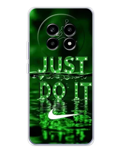 Чехол для Realme 13 Pro с картинкой «Зеленый неоновый Nike»