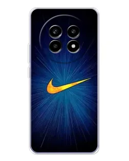 Чохол для Realme 13 Pro з картинкою «Синій пульс Nike»