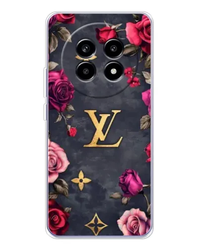 Чехол для Realme 13 Pro с картинкой «Цветочный Louis Vuitton»