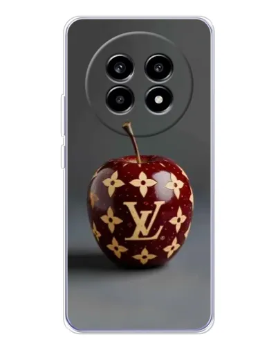 Чехол для Realme 13 Pro с картинкой «Красное яблоко LV»
