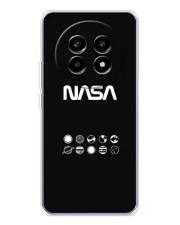 Чехол для Realme 13 Pro с картинкой «NASA — технический принт»