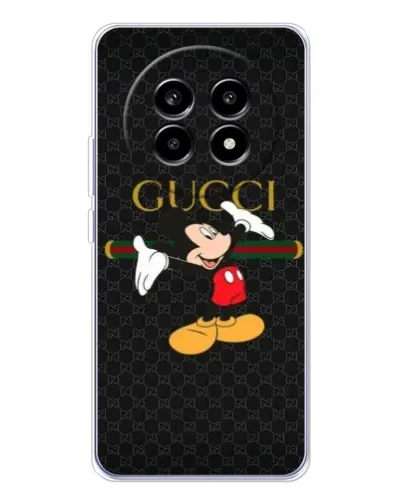 Чехол для Realme 13 Pro с картинкой «Микки Маус Gucci»