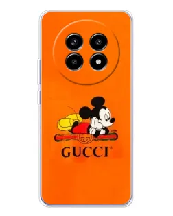 Чохол для Realme 13 Pro з картинкою «Міккі Маус Gucci — помаранч» Чохол для Realme 13 Pro з картинкою «Міккі Маус Gucci — помаранч»