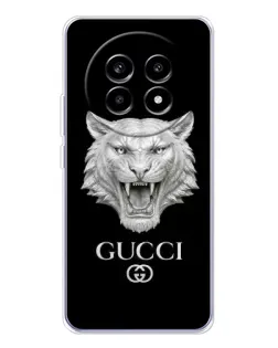 Чохол для Realme 13 Pro з картинкою «Gucci — срібний лев» Чохол для Realme 13 Pro з картинкою «Gucci — срібний лев»