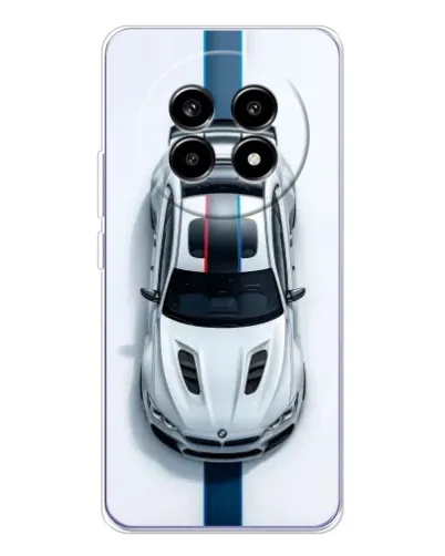 Чехол для Realme 13 Pro с картинкой «Вид сверху — BMW M»
