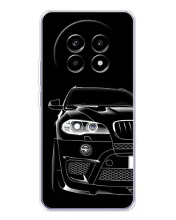 Чехол для Realme 13 Pro с картинкой «Темный силуэт BMW»