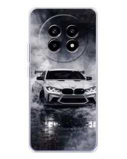Чехол для Realme 13 Pro с картинкой «BMW сквозь туман»