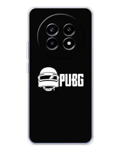 Чехол для Realme 13 Pro с картинкой «PUBG — классический лого»